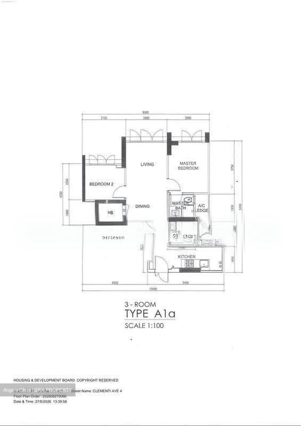 Blk 311B Trivelis (Clementi), HDB 3 Rooms #626872481